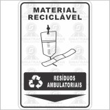 Material reciclável - resíduos ambulatoriais 